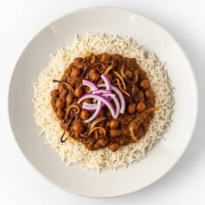 Punjabi Chole Masala with Rice